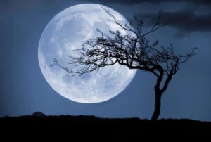 luna azul