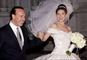 Thalía y Tommy Mottola