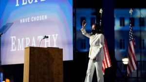 President-Elect Joe Biden And Vice President-Elect Kamala Harris Address The Nation After Election Win